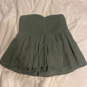 Flowy Strapless American Eagle Top